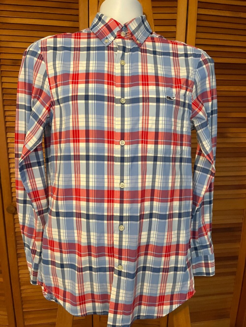 VINEYARD VINES OTG MEN'S SZ XL LONG SLEEVE PLAID DRESS SHIRT
